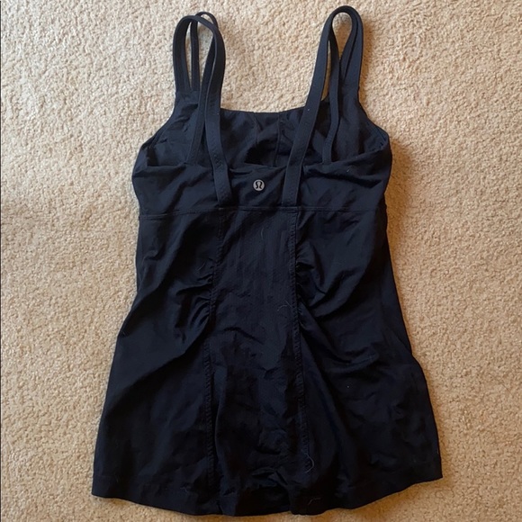 Lululemon Yoga Bra Tank Black 4 6 Small - Picture 2 of 3